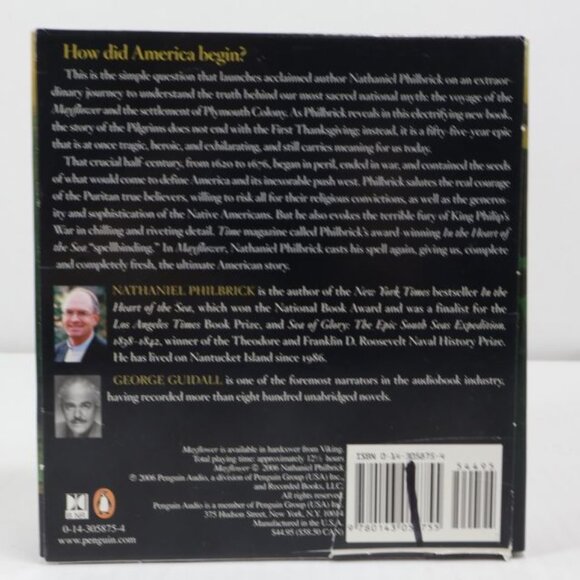 Mayflower Voyage Nathaniel Philbrick Audio 11 CD's Courage Community War - Picture 2 of 4